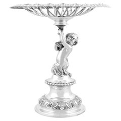 Antique Victorian Sterling Silver Tazza