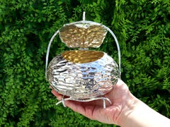 Caja/cajita de té victoriana de plata de ley