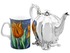 Antique Victorian Sterling Silver Teapot