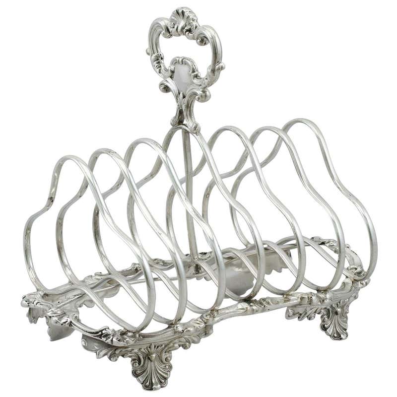 Antique Victorian Sterling Silver Toast Rack at 1stDibs