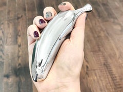Antique Victorian Sterling Silver Trinket/Table Snuff Banana Box