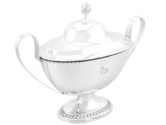 Antique Victorian Sterling Silver Tureen
