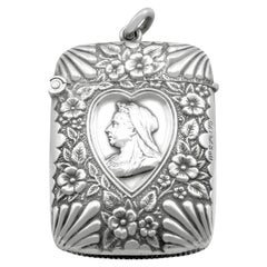 Antique Victorian Sterling Silver Vesta Case (1900)
