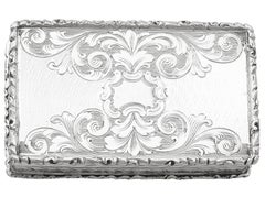 Victorian Westminster Abbey Sterling Silver Vinaigrette