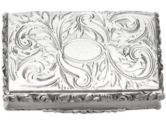 Antike viktorianische Kenilworth Castle Vinaigrette aus Sterlingsilber