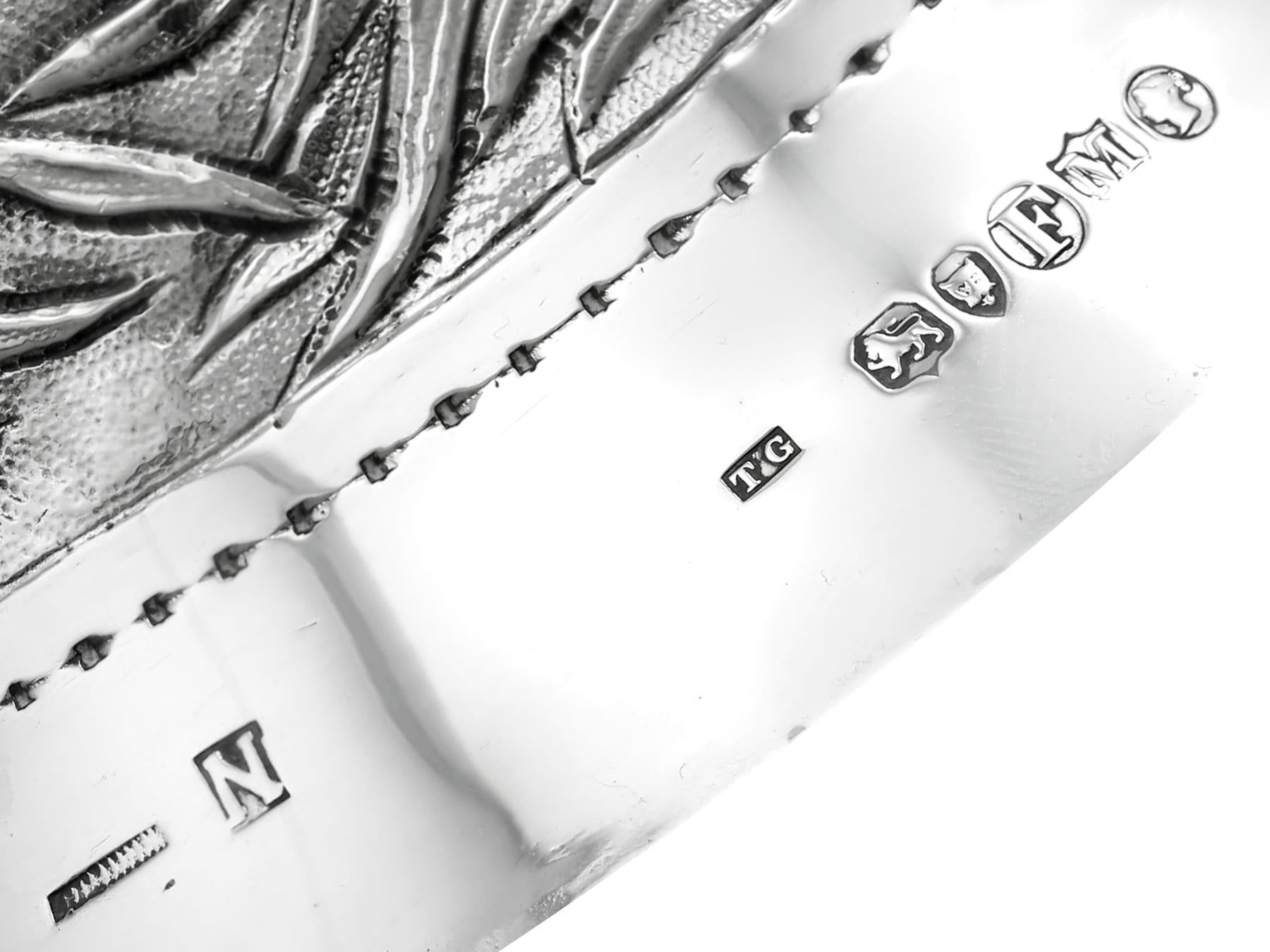 Antique Victorian Sterling Silver Wager Cup (1887) 8