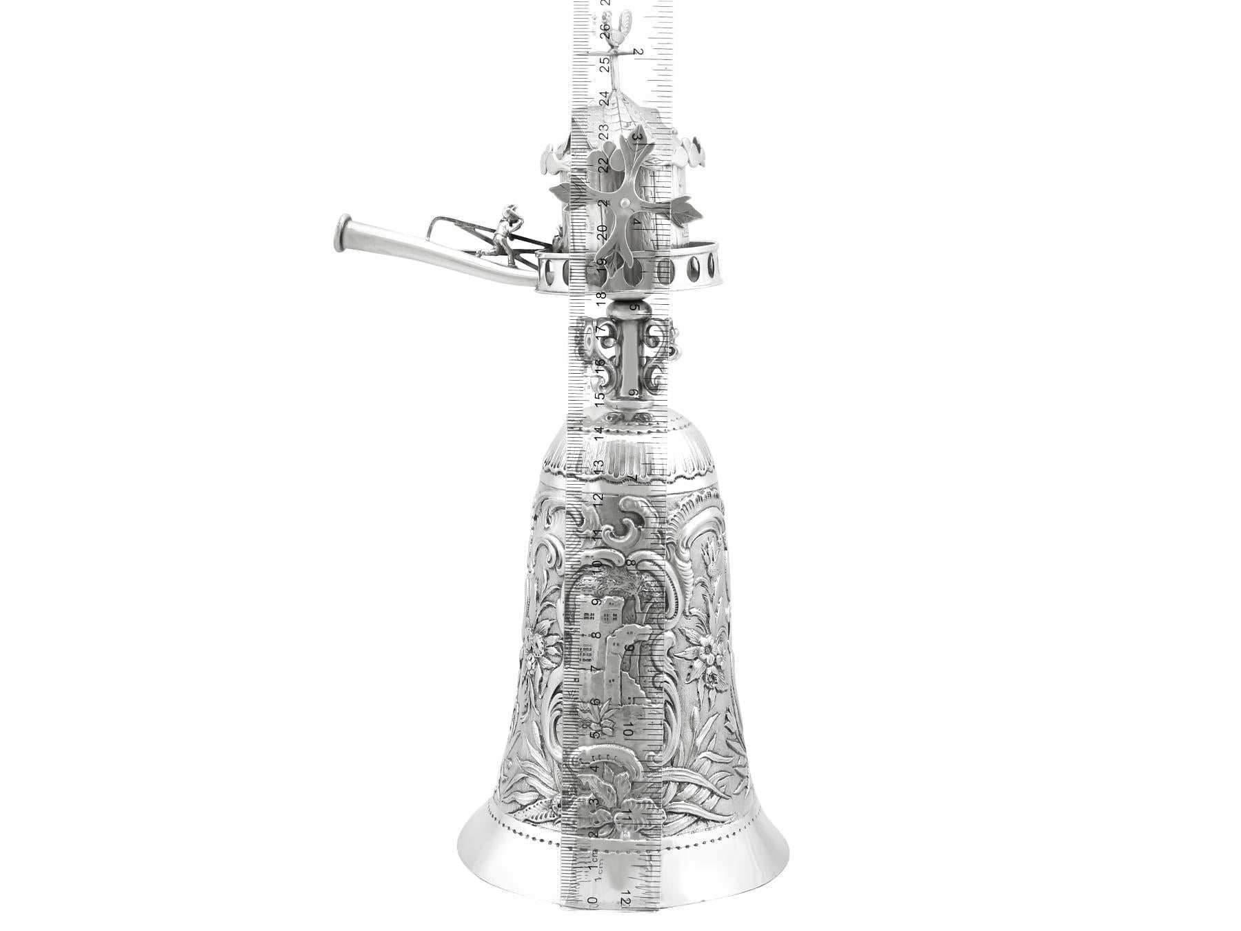 Antique Victorian Sterling Silver Wager Cup (1887) 10