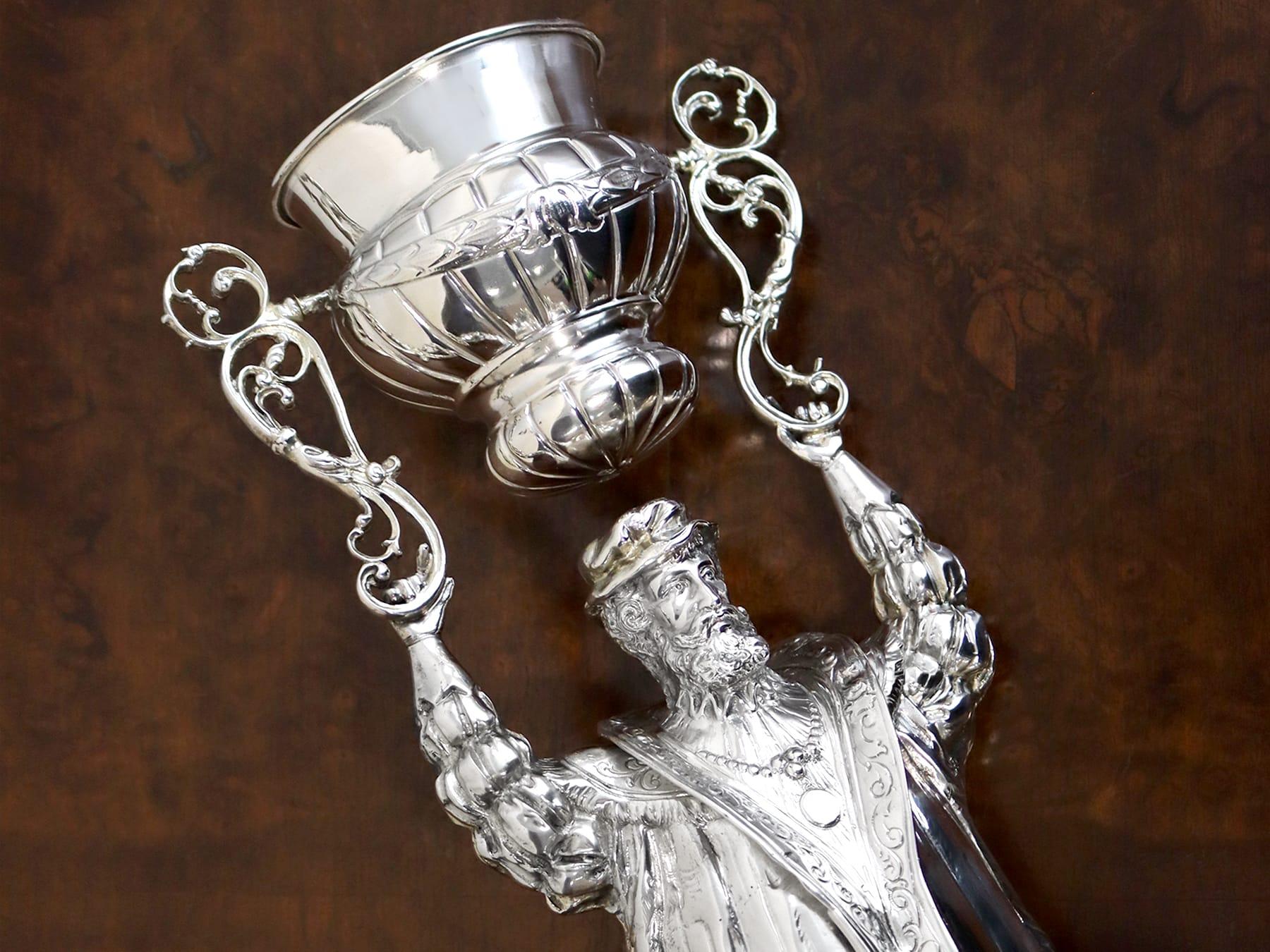 Tedesco Antica coppa da scommessa vittoriana in argento sterling in vendita