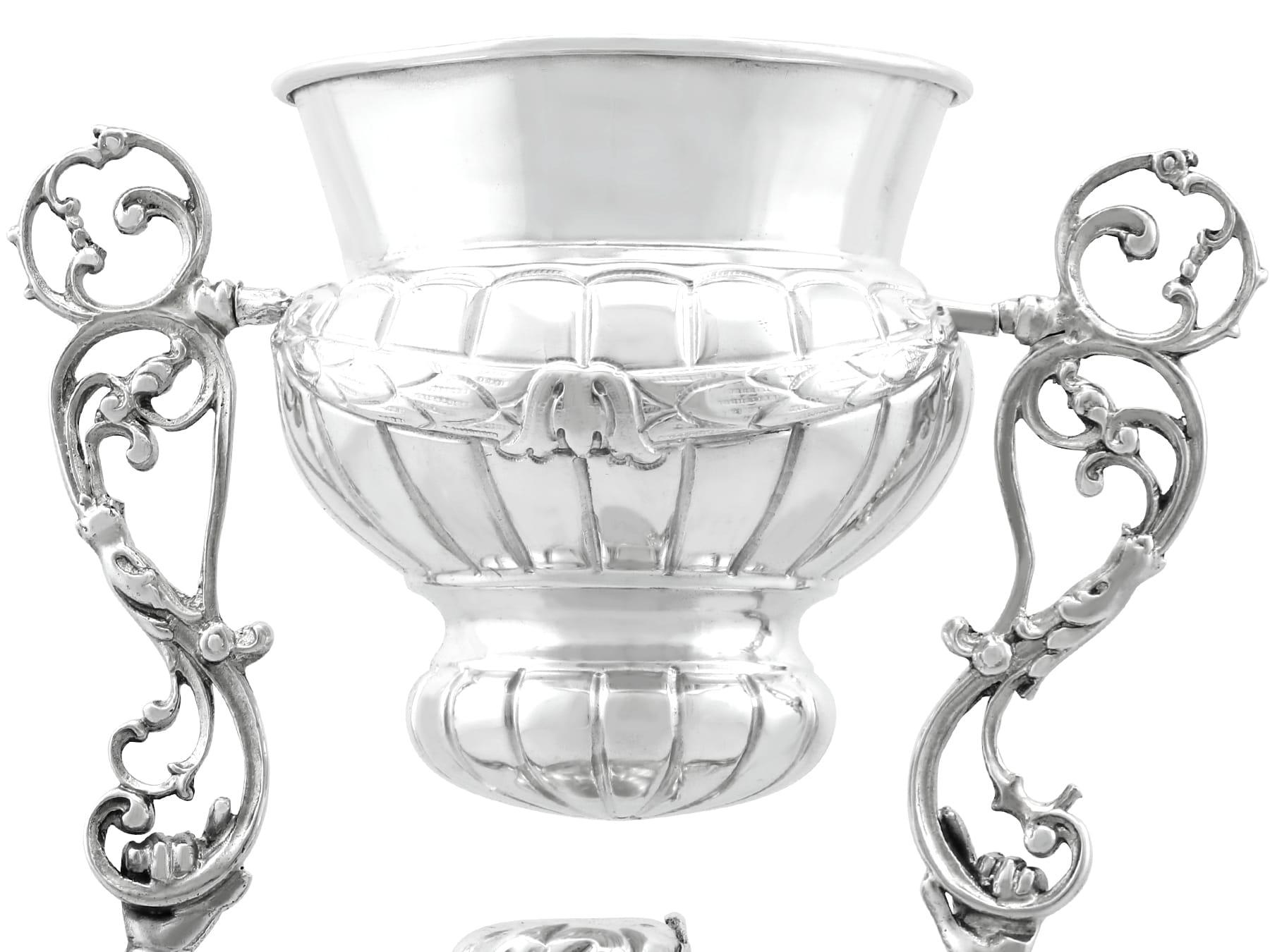 Antica coppa da scommessa vittoriana in argento sterling in vendita 2