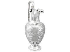 Victorian Sterling Silver Water Pitcher/Jug