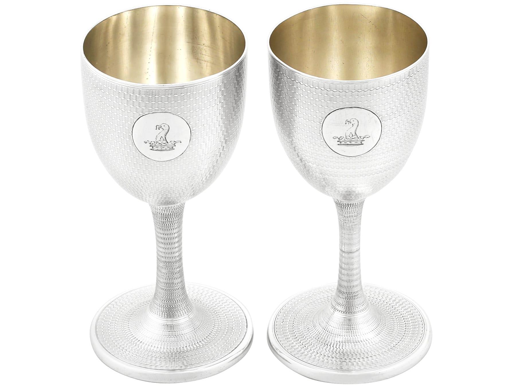 matthews company silver goblets