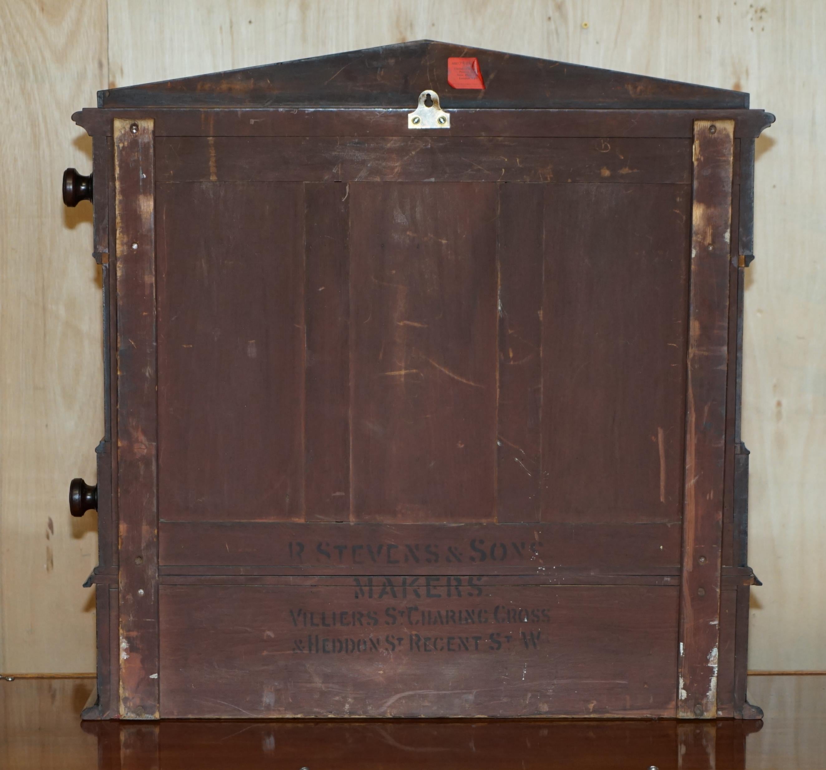 ANTIQUE ViCTORIAN STEVEN & SON'S EST 1830 REGENT STREET SNOOKER SCORE BOARD For Sale 7