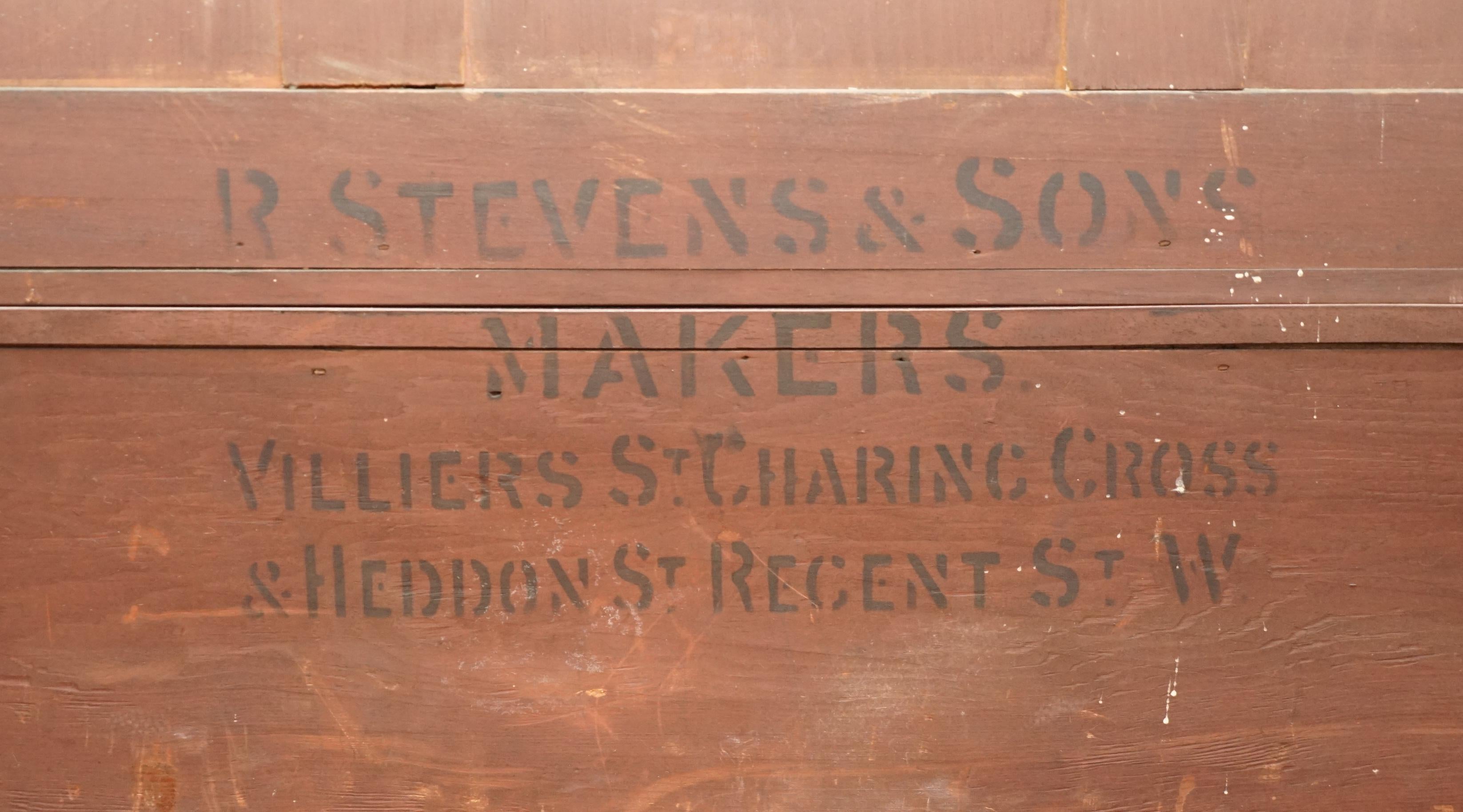 ANTIQUE ViCTORIAN STEVEN & SON'S EST 1830 REGENT STREET SNOOKER SCORE BOARD For Sale 8