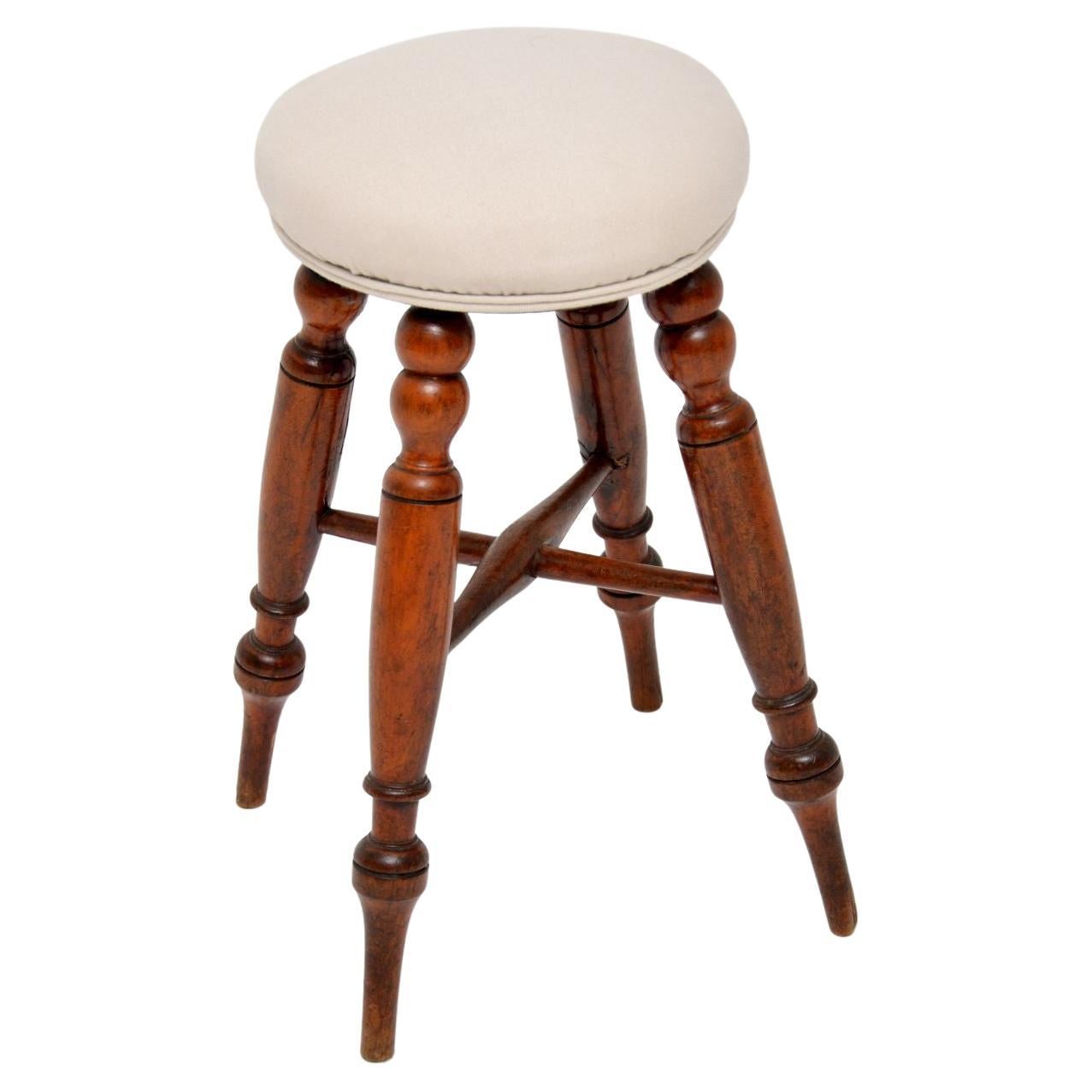 Antique Victorian Stool For Sale
