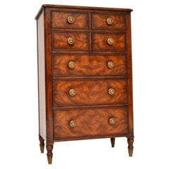 Vintage Victorian Style Flame Chest of Drawers