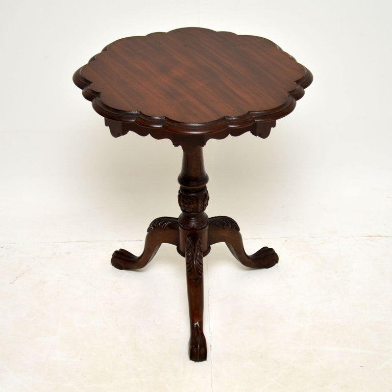 Antique Victorian Style Mahogany Side Table at 1stDibs mahogany end table antique, antique