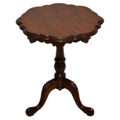 Antique Victorian Style Mahogany Side Table