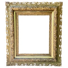 Antique Victorian style Ornate Carved Gold Gilt Frame