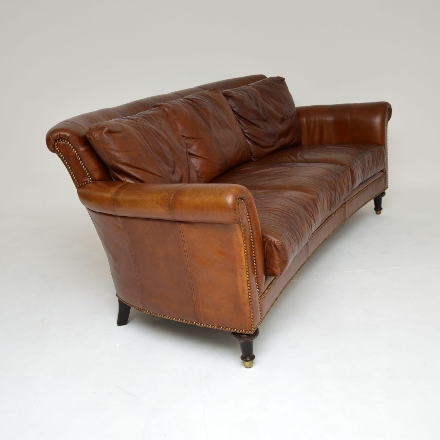 used leather sofa