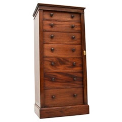 Used Victorian Style Wellington Chest of Drawers