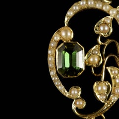 Antique Victorian Suffragette Pendant 15 Carat Gold, circa 1900