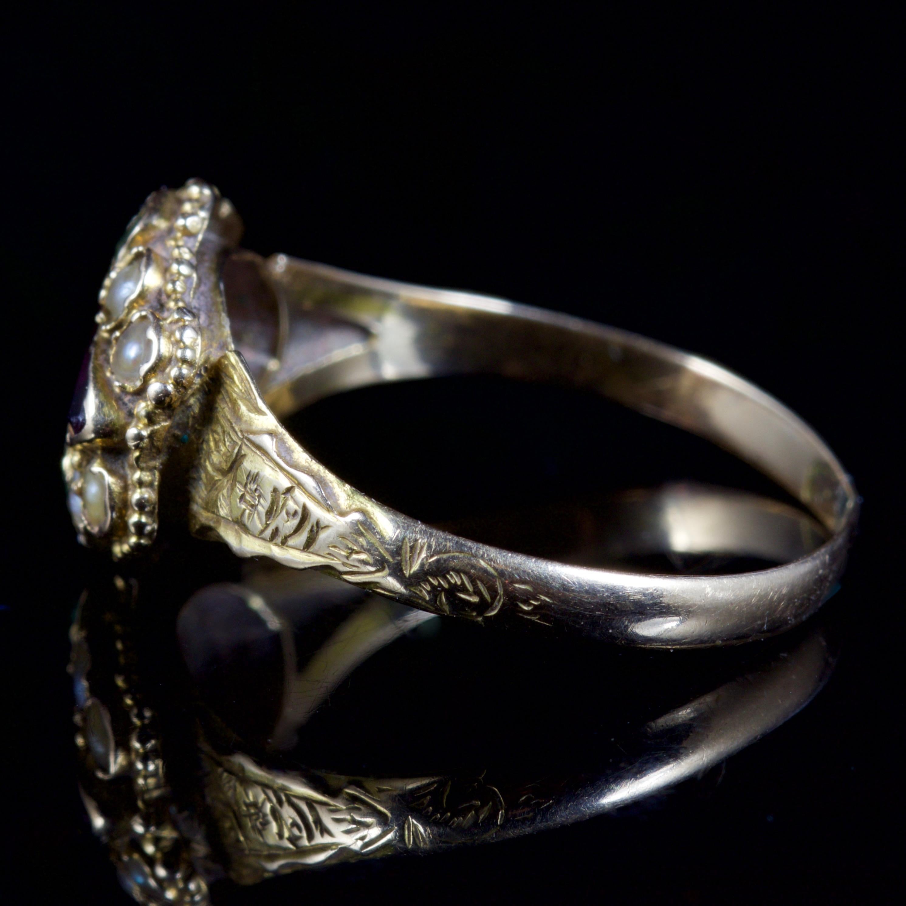 Antique Victorian Suffragette Ring 15 Carat Gold, circa 1900 1