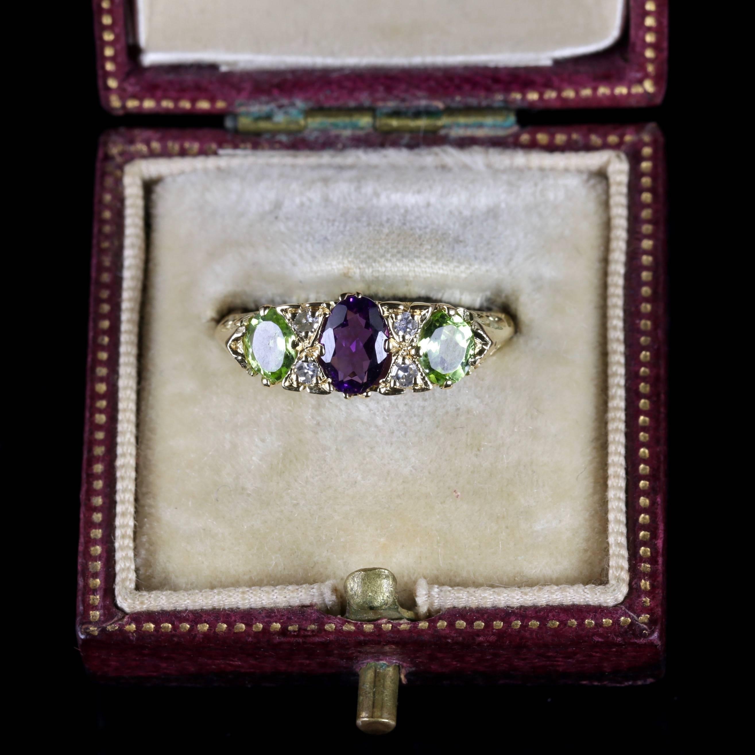 Antique Victorian Suffragette Ring 18 Carat Gold Ring, circa 1900 2