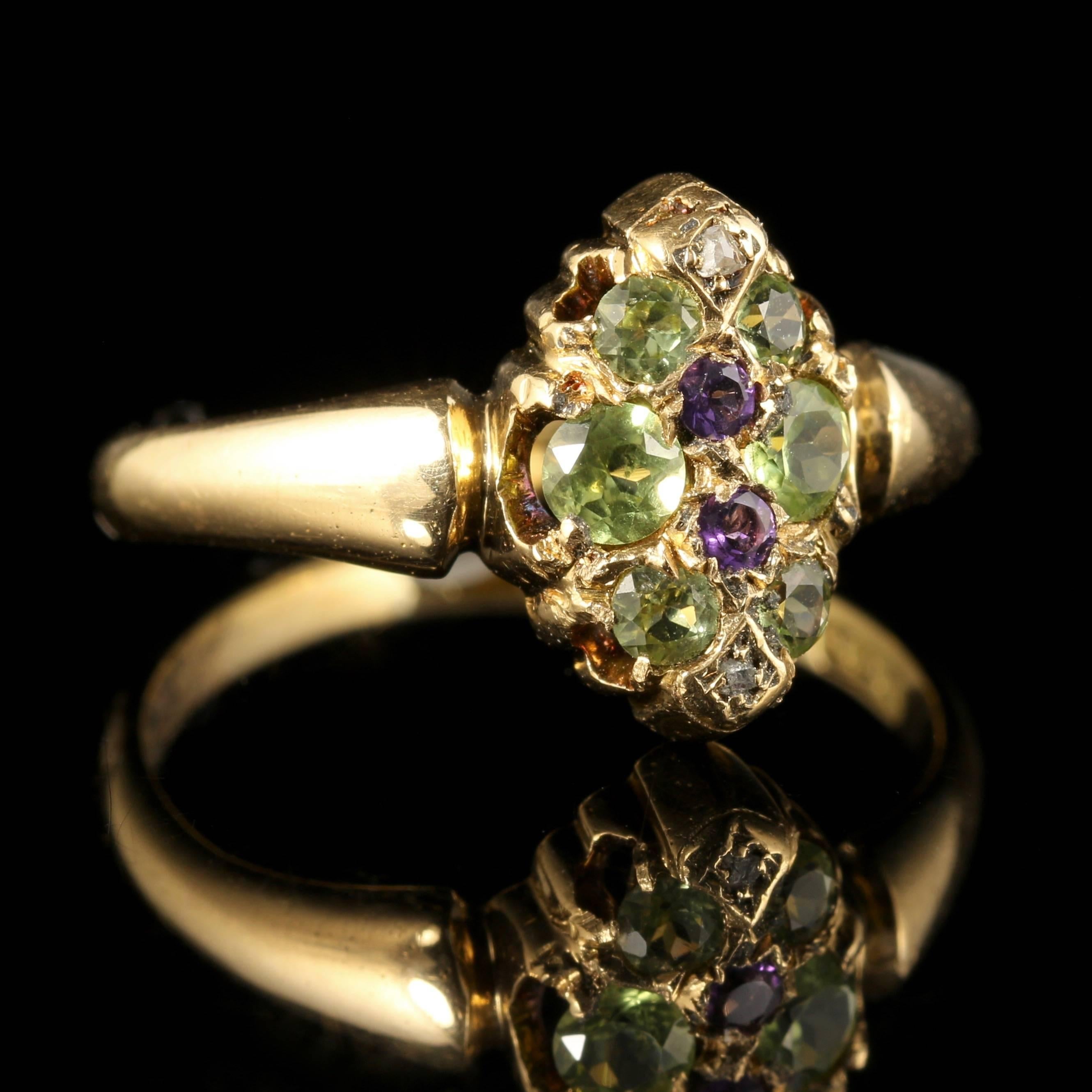 Antique Victorian Suffragette Ring 18 Carat Gold, circa 1900 In Excellent Condition In Lancaster, Lancashire