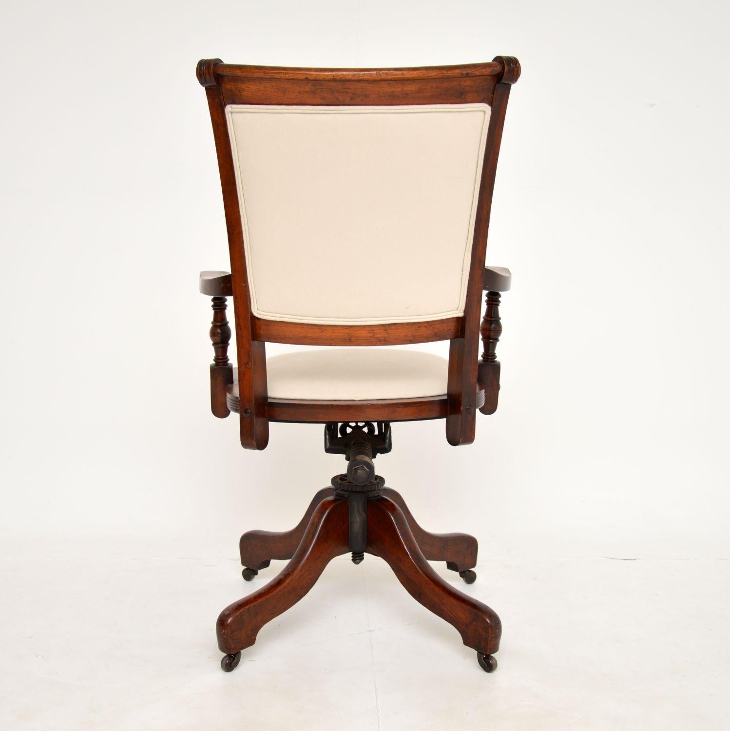 Antique Victorian Swivel Desk Chair 3
