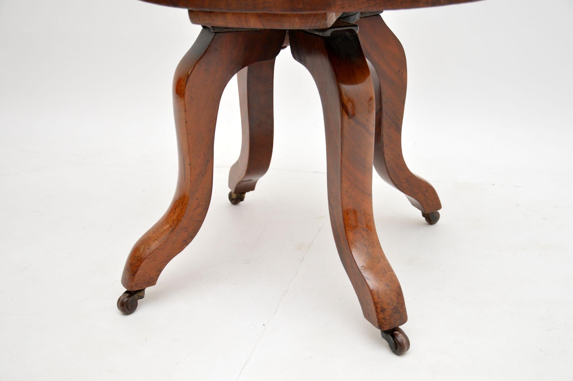 Antique Victorian Swivel Desk Chair 6