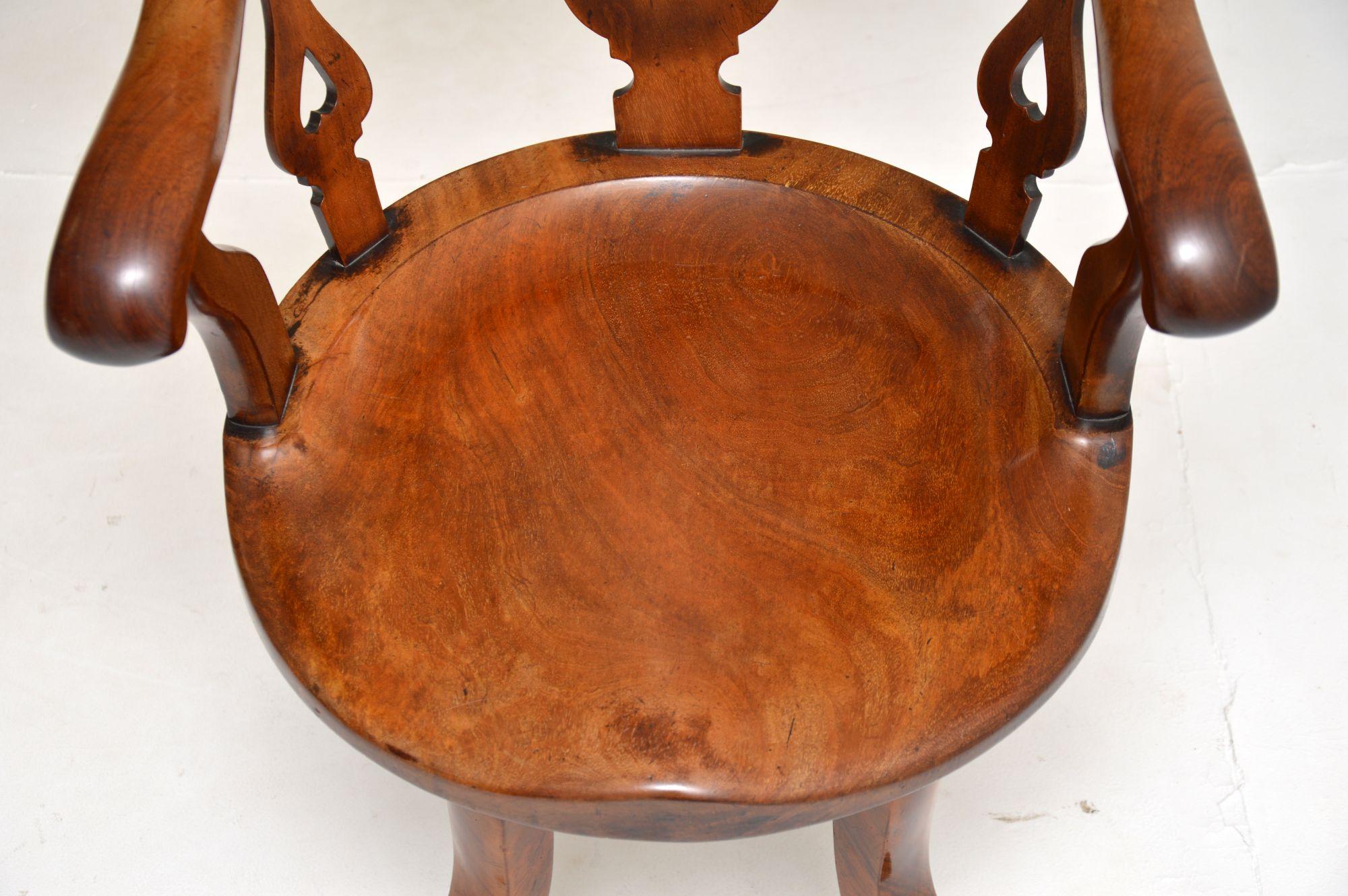 Antique Victorian Swivel Desk Chair 7