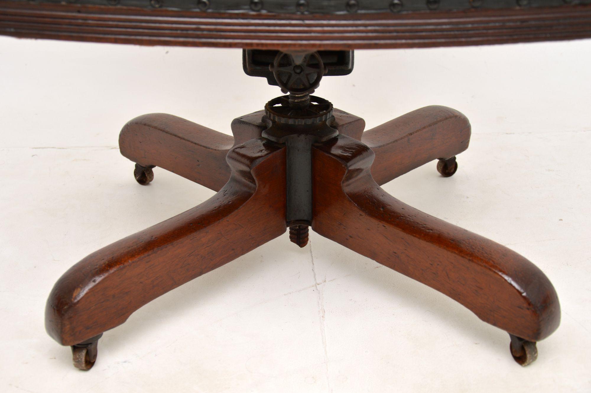 Antique Victorian Swivel Desk Chair 1