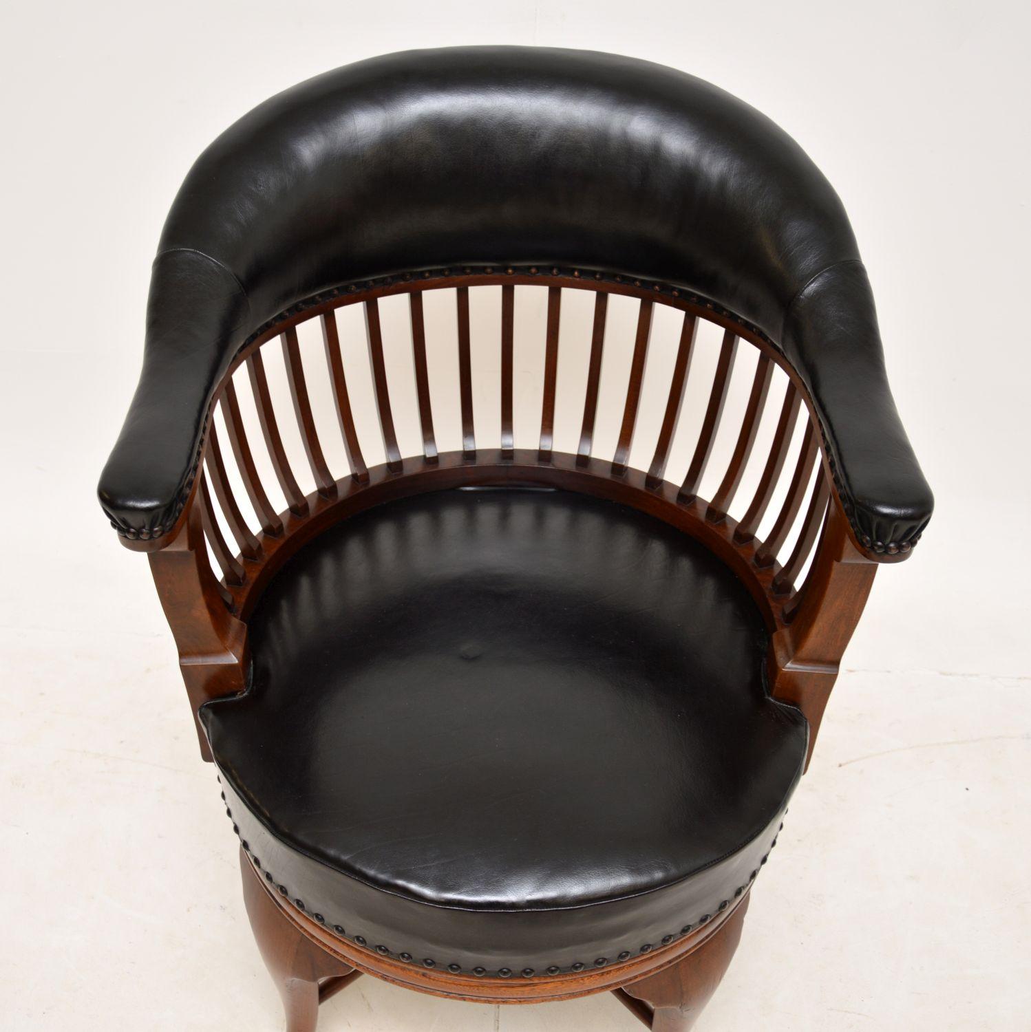 Antique Victorian Swivel Desk Chair 1