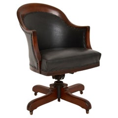 Antique Victorian Swivel Desk Chair