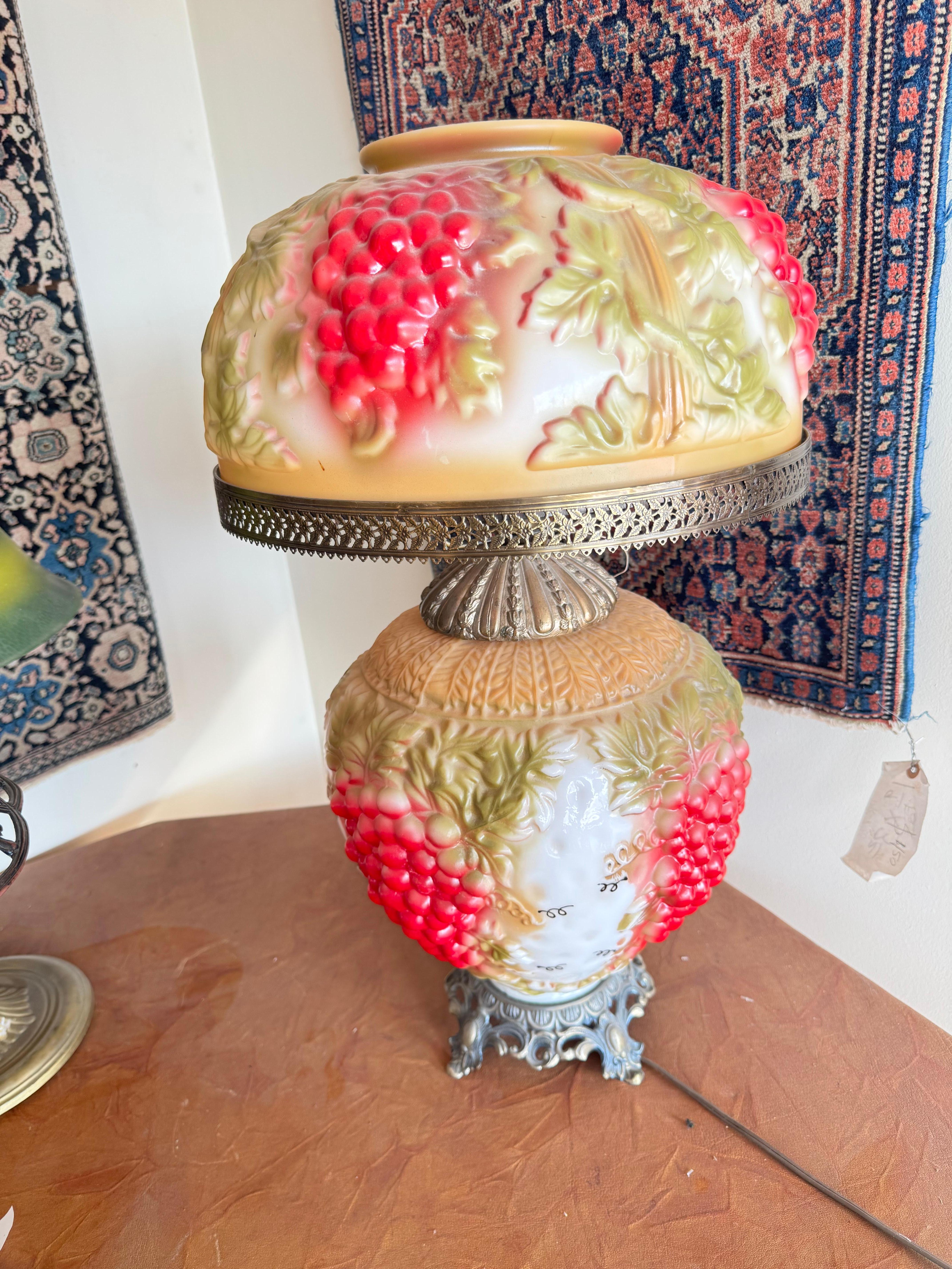 Antique Victorian Table Lamp - W142 For Sale 7