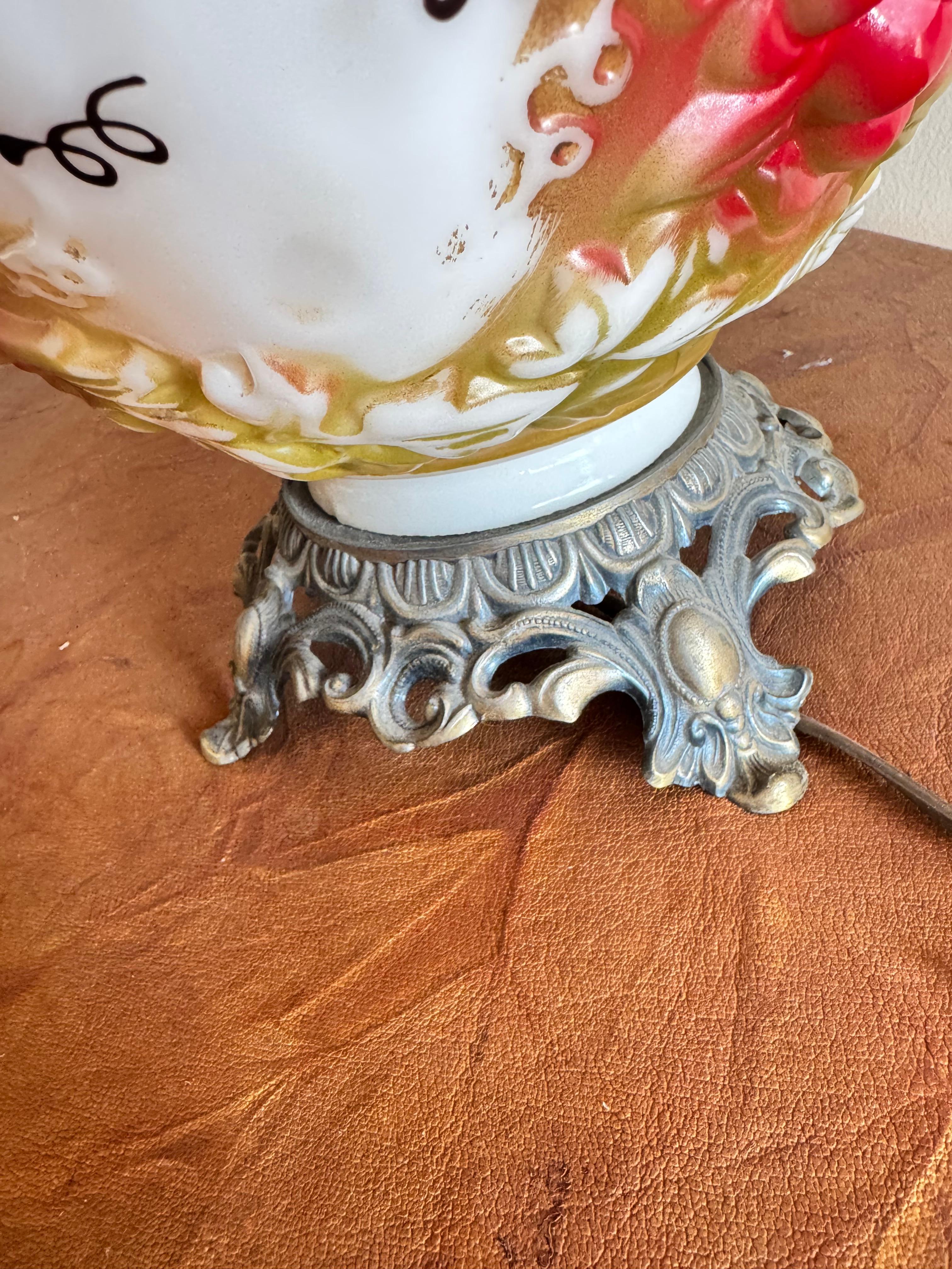 Antique Victorian Table Lamp - W142 For Sale 10