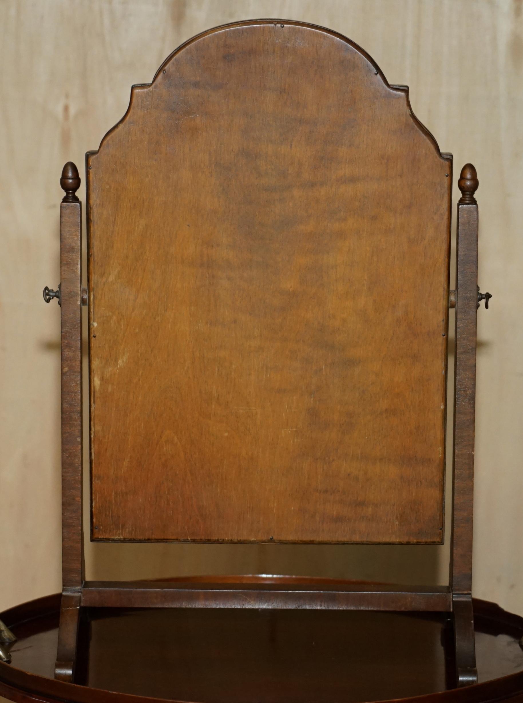 ANTIQUE ViCTORIAN TABLE TOP CHEVAL MIRROR FOR DRESSING TABLES AND DISPLAY For Sale 3