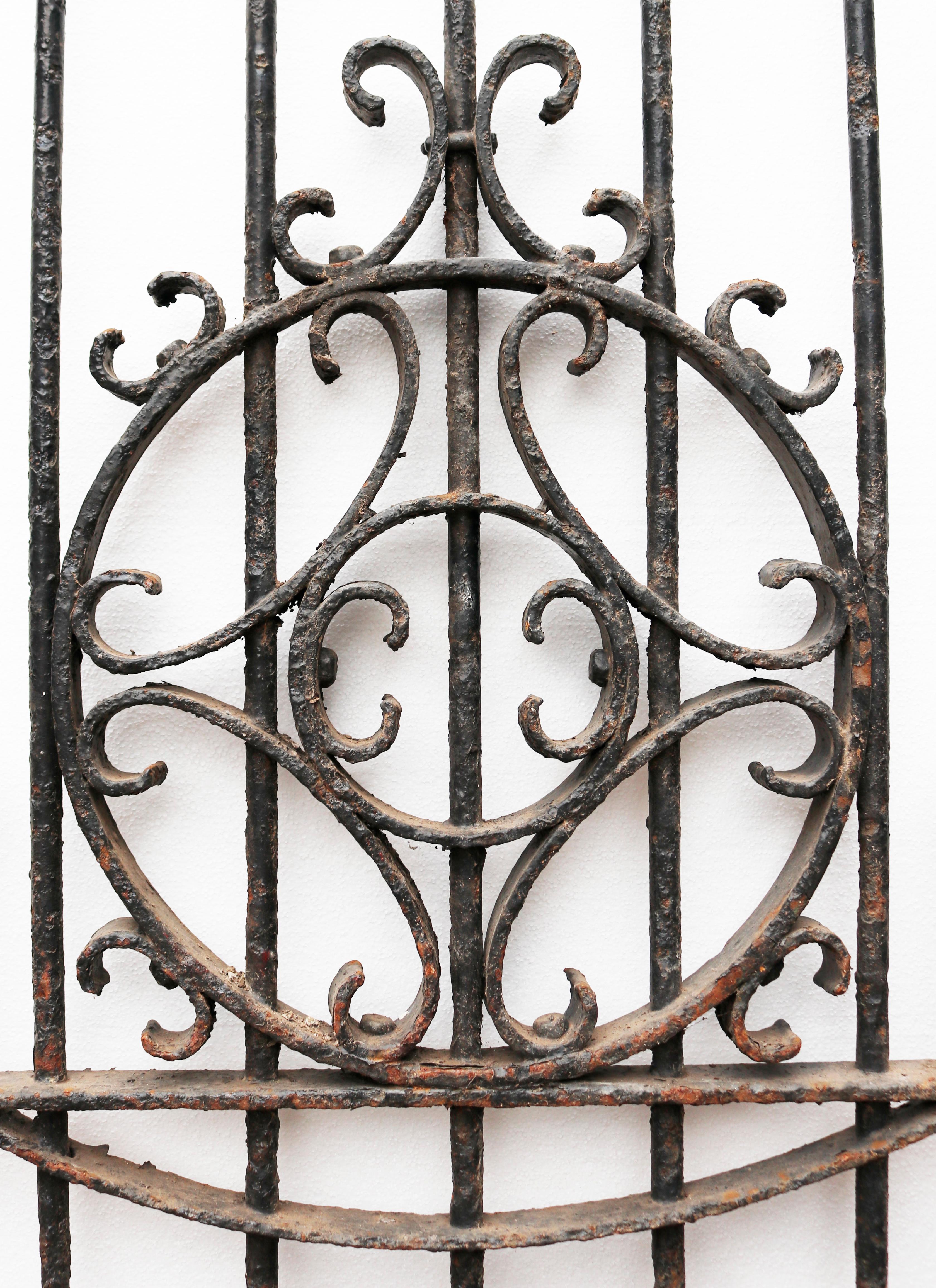 antique wrought iron gate