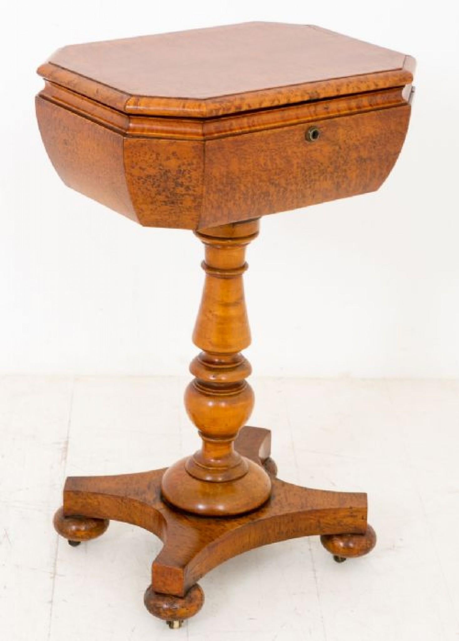 Ancienne théière victorienne - Ronce de noyer 1860 en vente 3