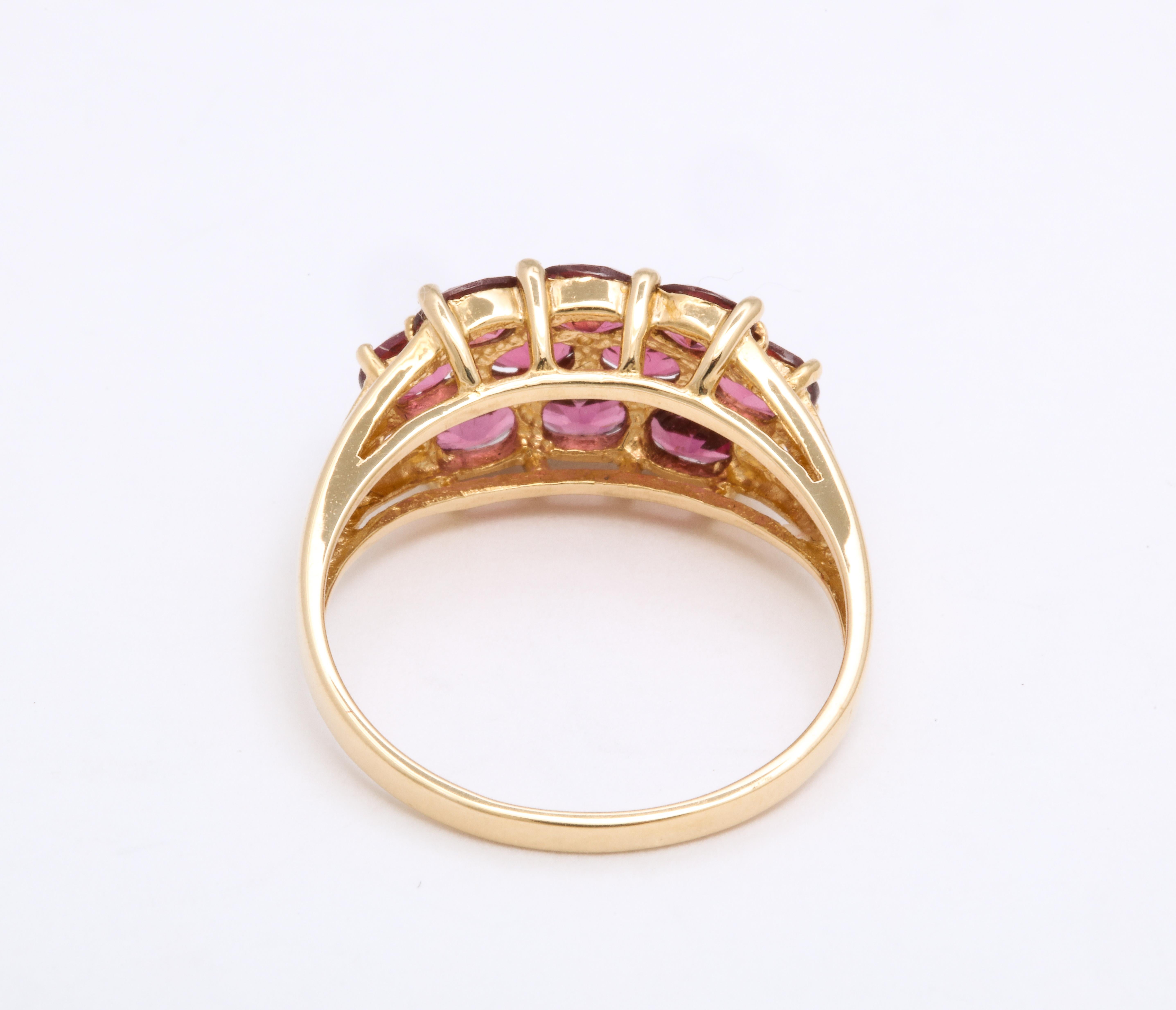 antique victorian garnet ring