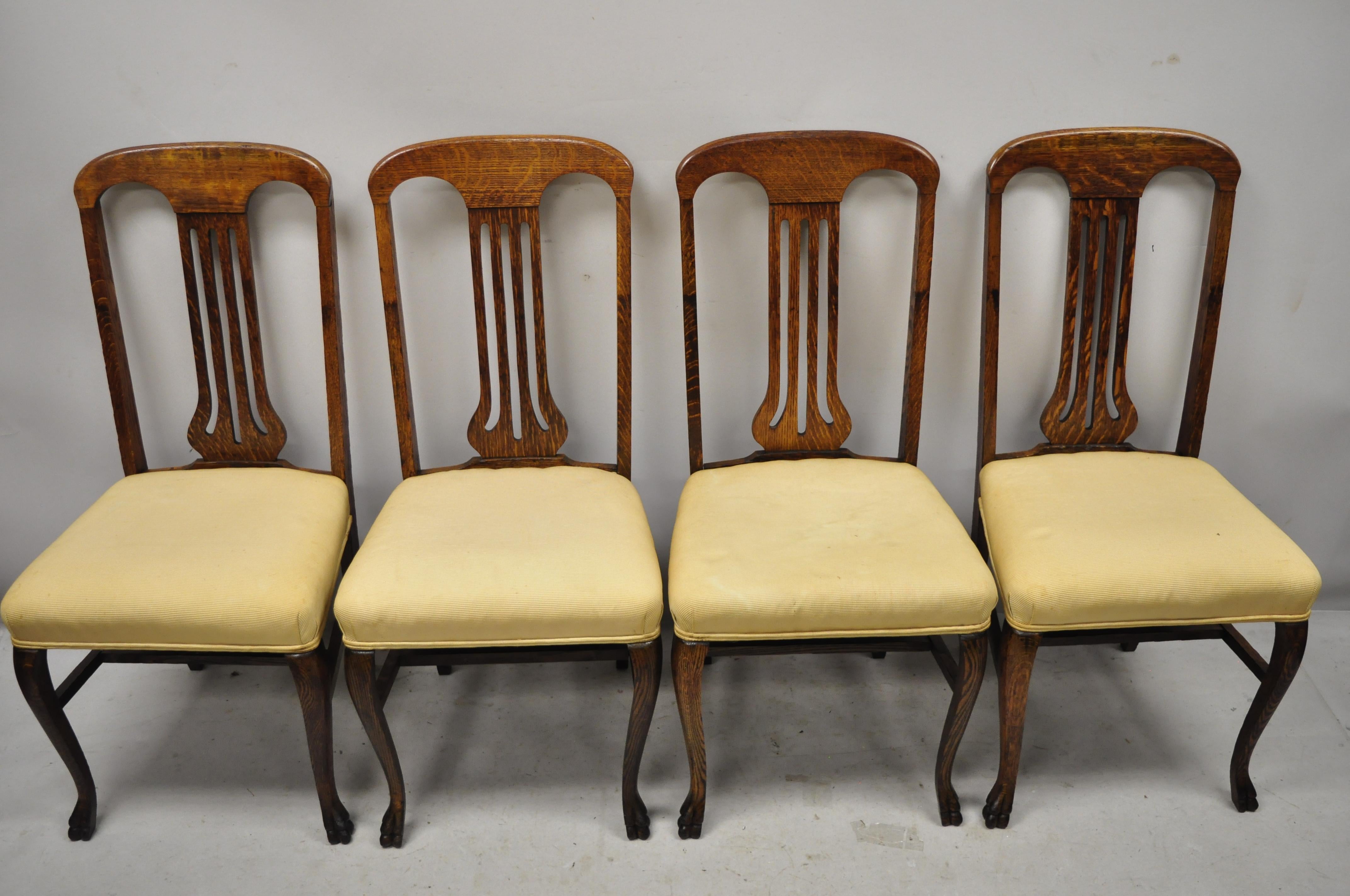 tiger oak chairs