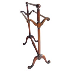 Antique Victorian Towel rail  Freestanding clothes stand, 1900s