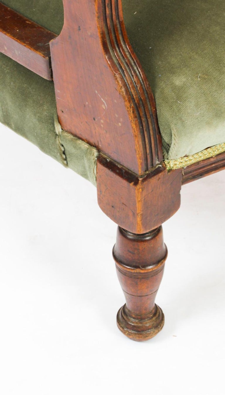 Antique Victorian Tub Chair, Late 19th Century at 1stDibs