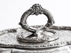 Antique Victorian Tureen Entree Dish by Collins and Co. London, 19th Century