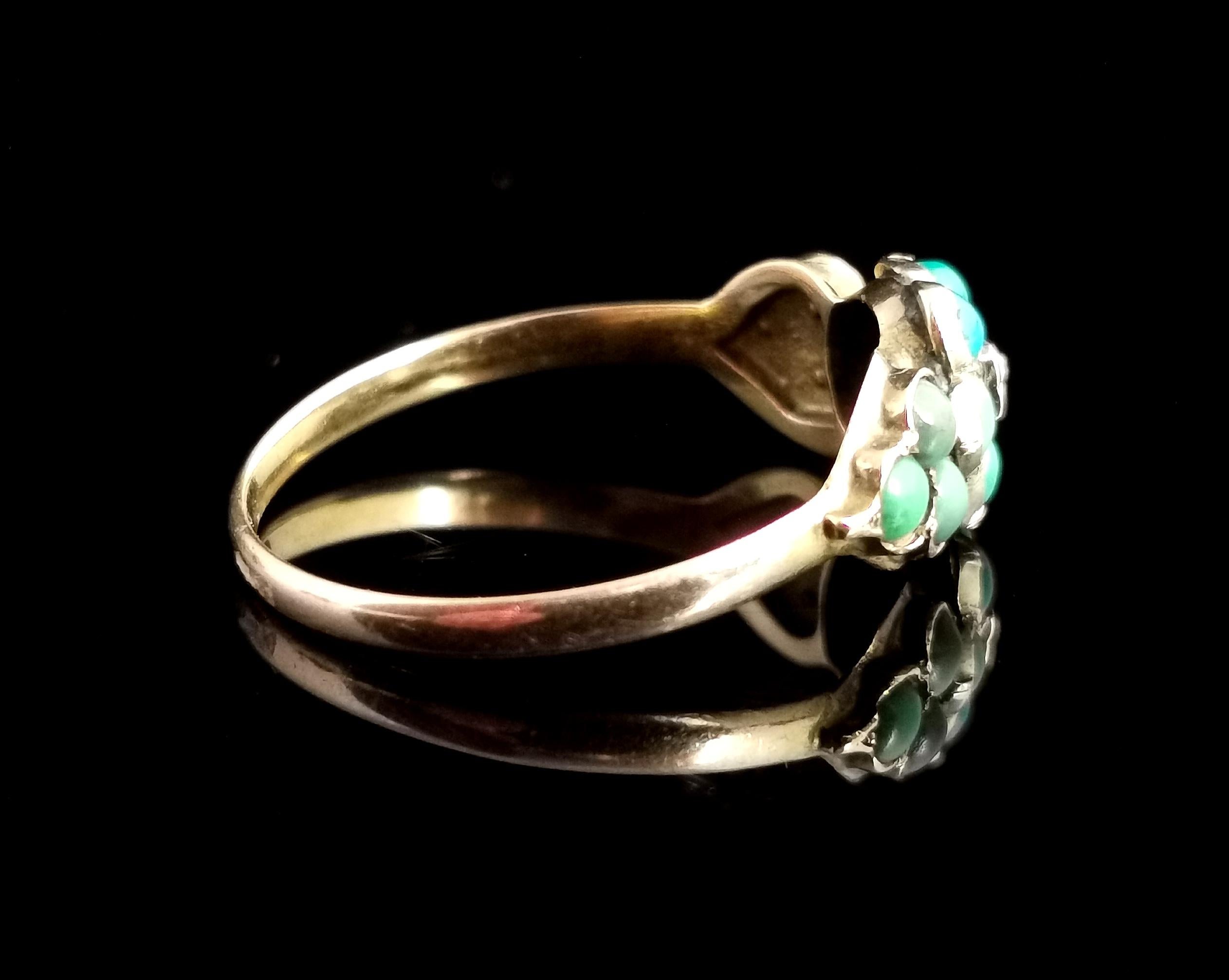 antique victorian turquoise ring