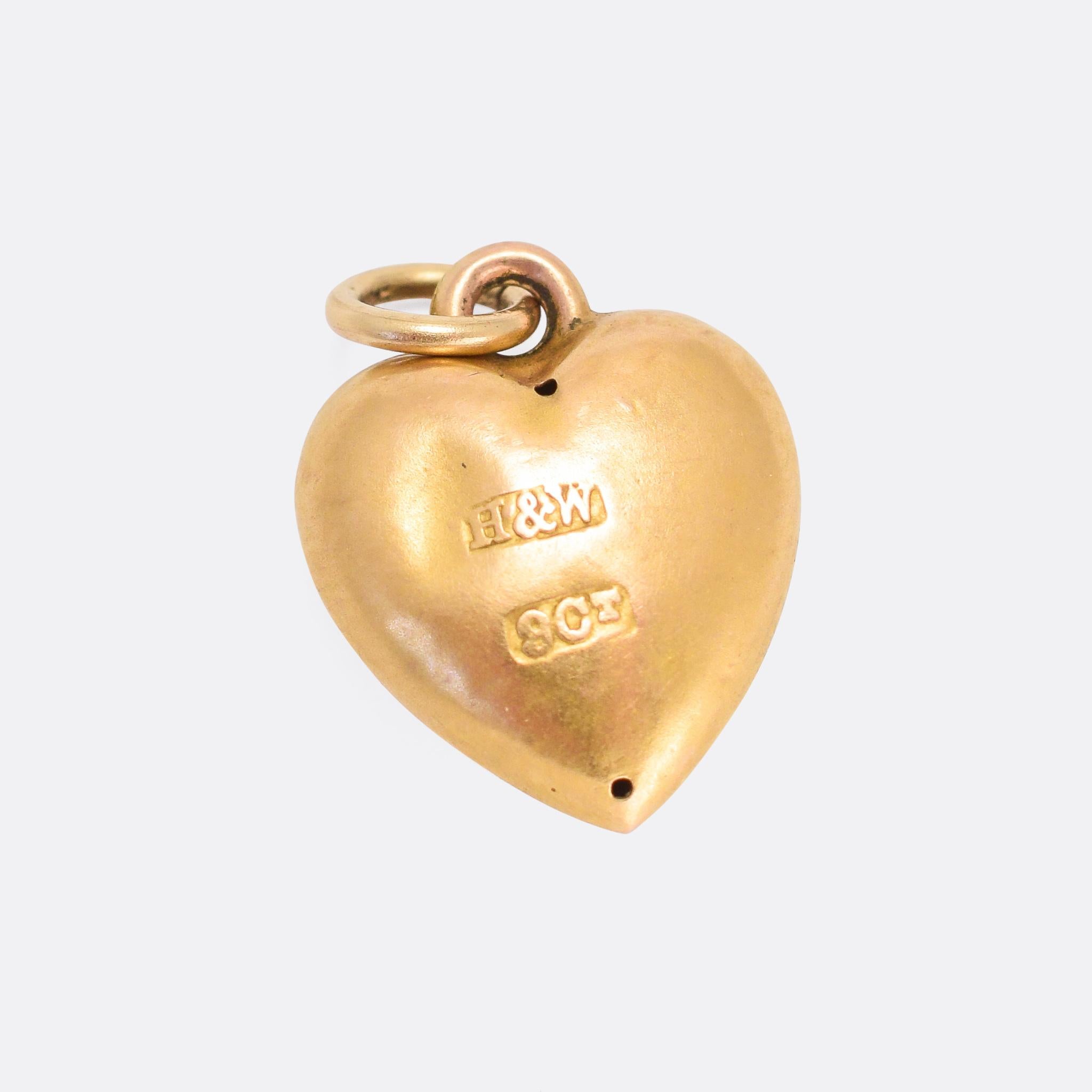 victorian puff hearts