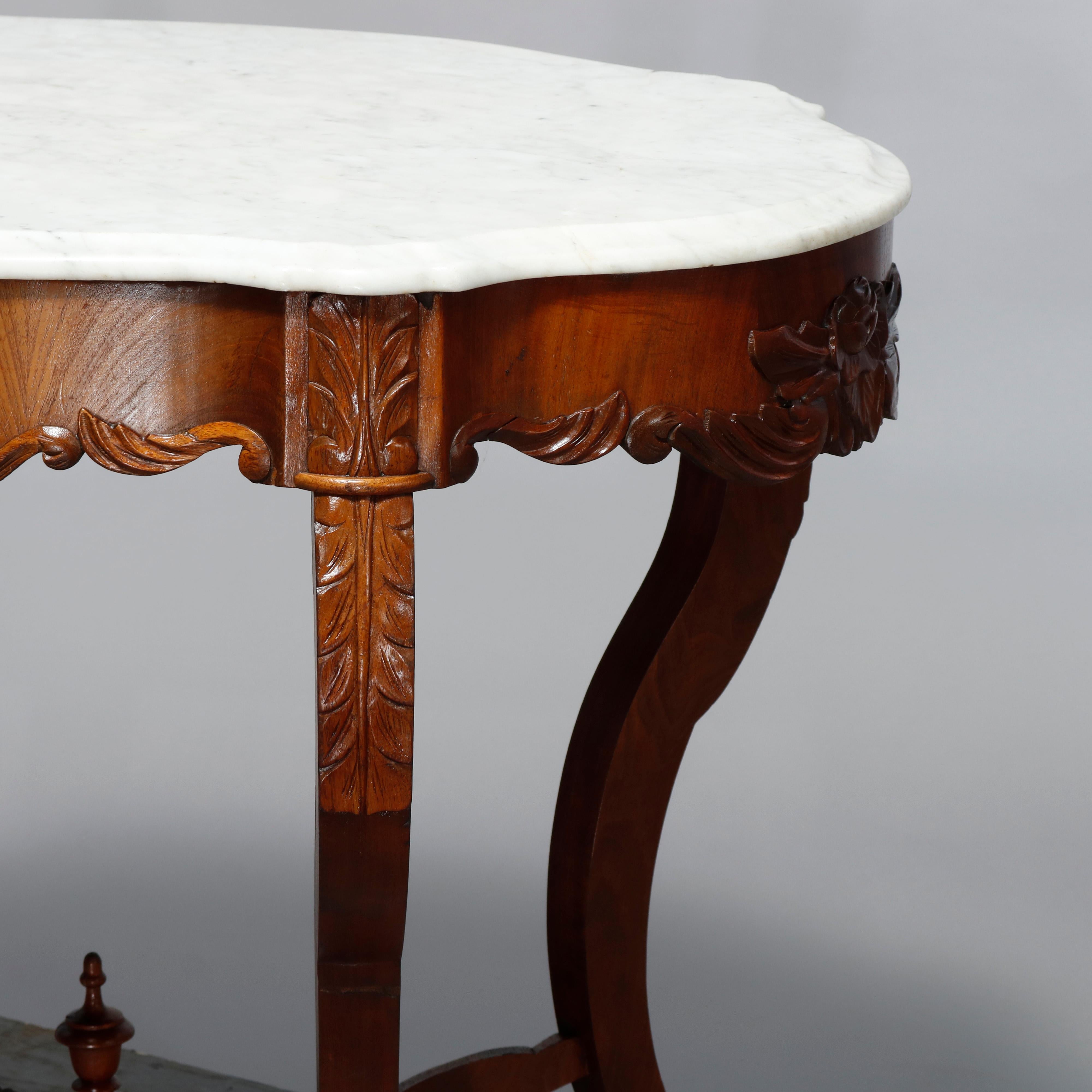 antique marble top table