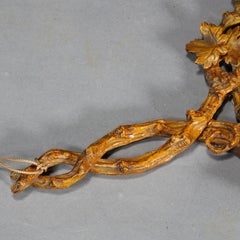 Antique Victorian Vanity Mirror, Black Forest, circa 1900