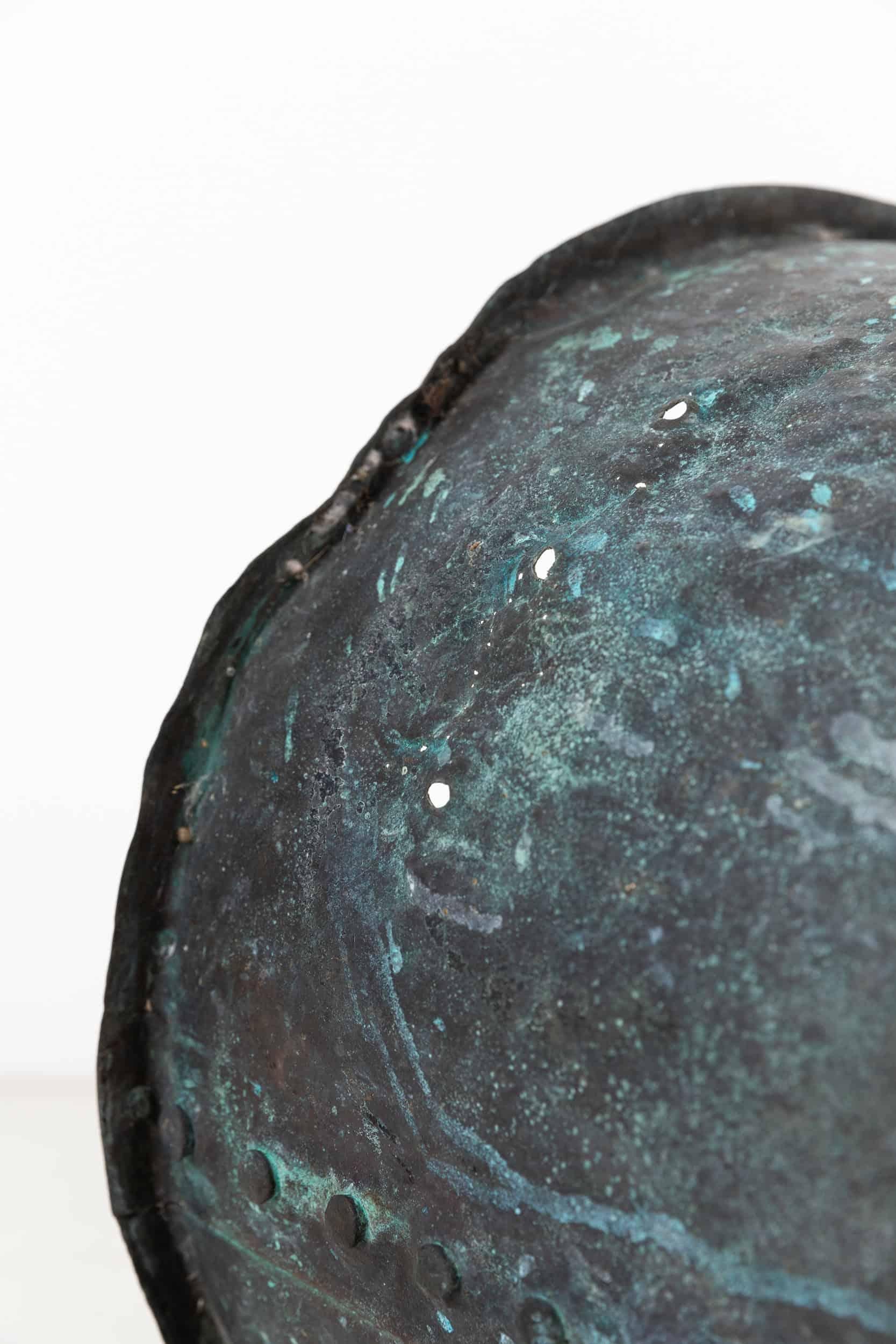 Antike viktorianische Verdigris-Kupferrohrgefäß-Pflanzgefäße/Töpferwaren-Aufbewahrung in Wannenform, ca. 1880 im Zustand „Relativ gut“ im Angebot in London, GB
