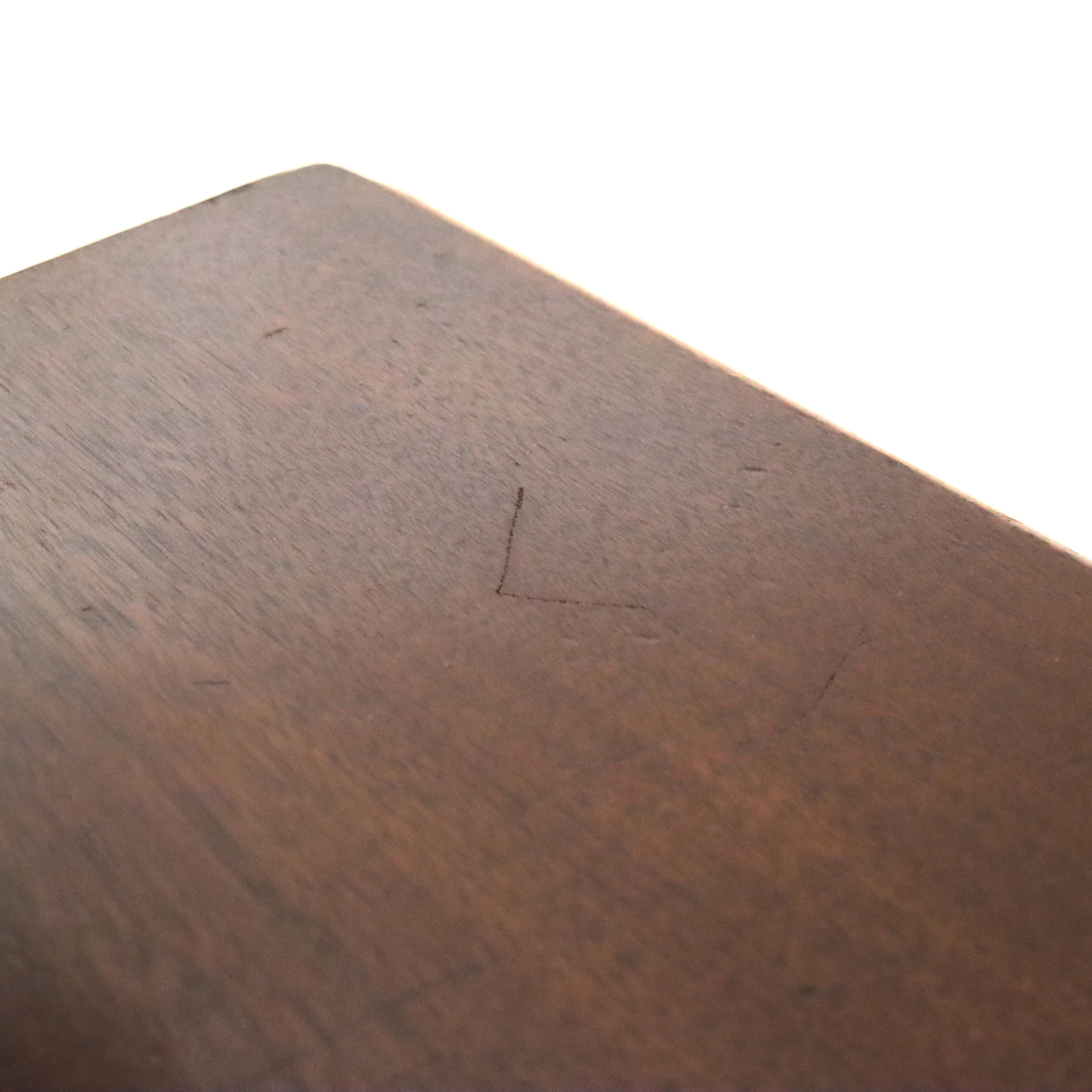 Arcón Victoriano Antiguo De 3 Cajones De Nogal Con Tiradores Tallados C1890 en venta 11